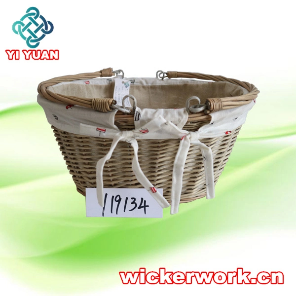 Handmade Round Flower Pot Garden Wicker Willow Basket