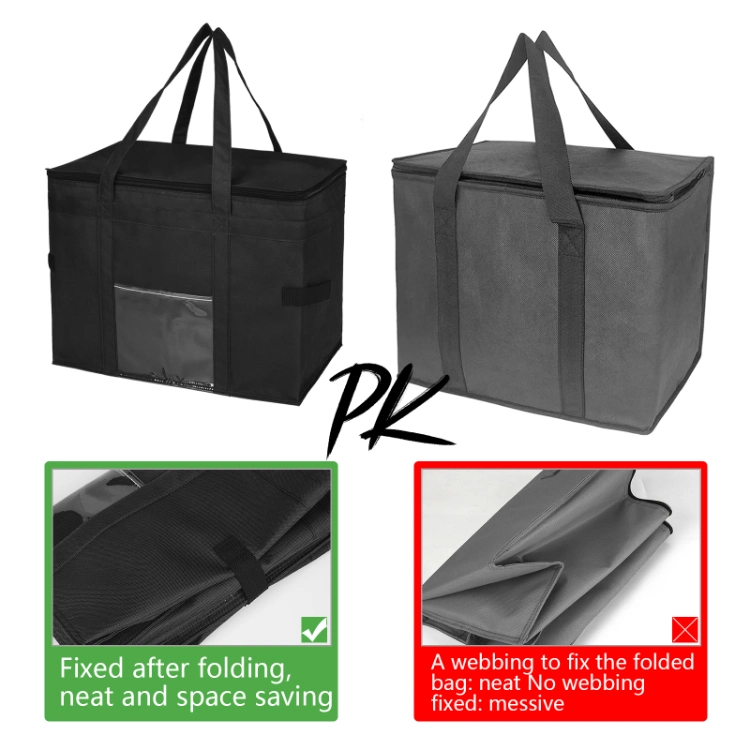 Custom Non Woven Picnic Tote Grocery Thermal Shopping Insulation Lunch Cooler Bags