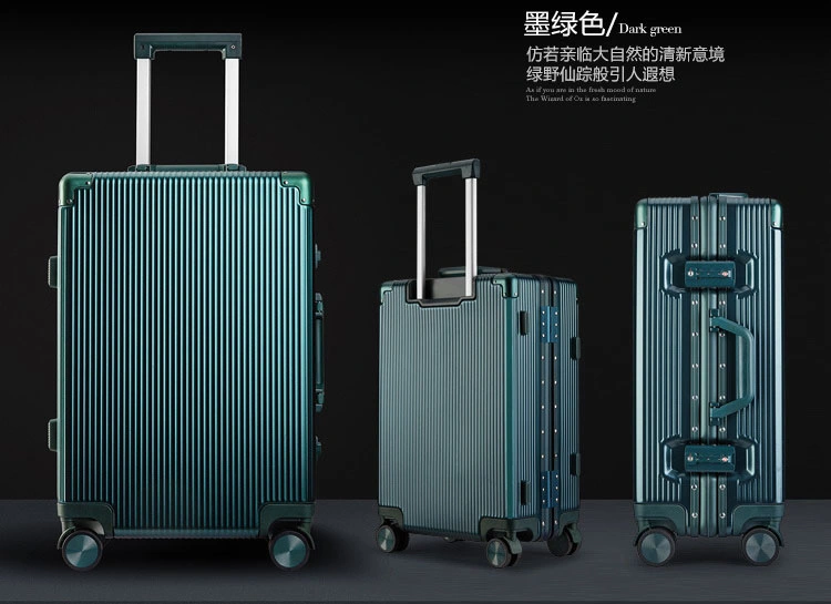 Fashion Quality ABS+PC 20"24"29" Inch Wheeled Trolley Luggage Business Leisure Travel Draw-Bar Boarding Suitcase Bag Box Case (CY6856)